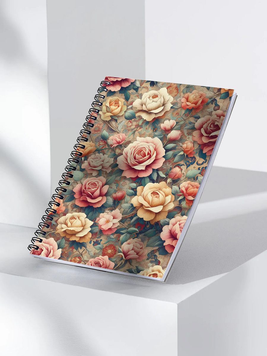 Royal Floral Spiral Notebook product image (3)