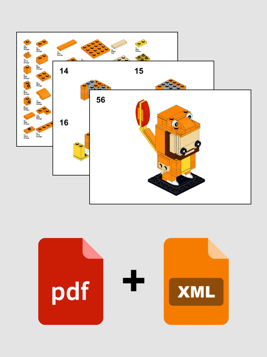 Pix Dino Orange PDF and Parts List product image (2)