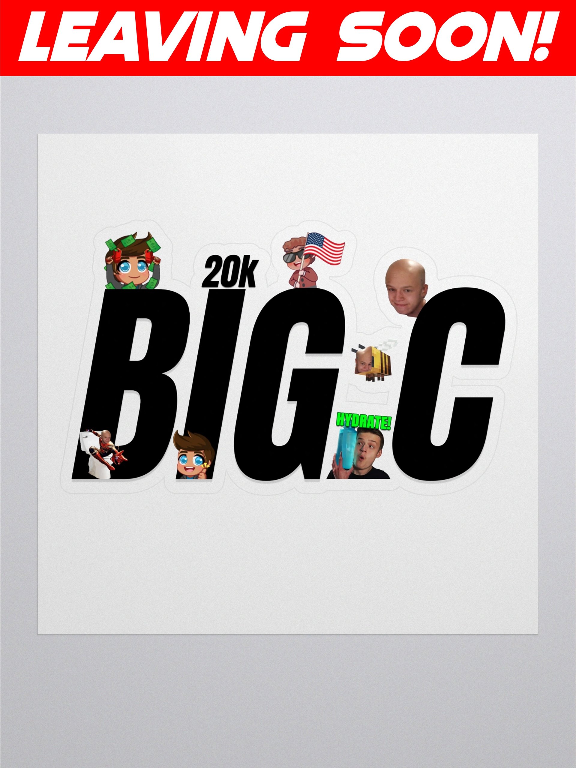 Big C 20k Sticker (Limited Edition) product image (1)