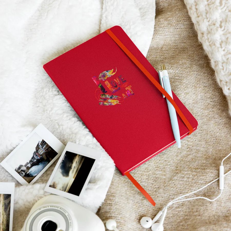 Vibrant Love Art Hardcover Notebook for art students moms daughters friends art teachers product image (10)