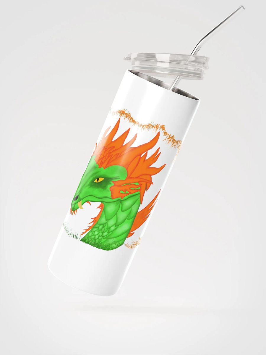 Flaming Dragon Stainless Steel Tumbler product image (2)