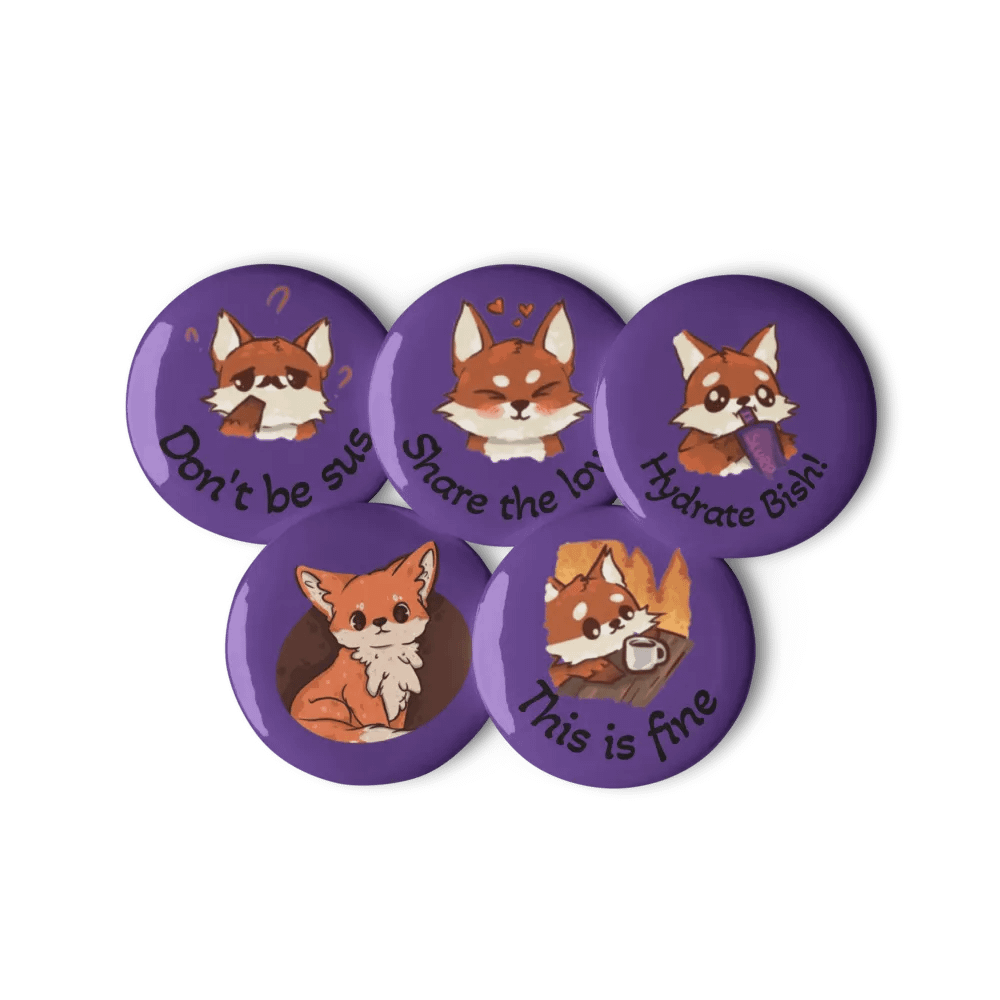 Foxy pins product image (6)