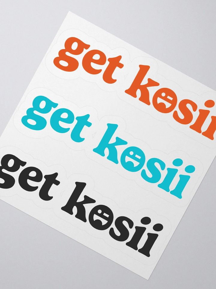 3 Get Kosii Logo Stickers product image (2)