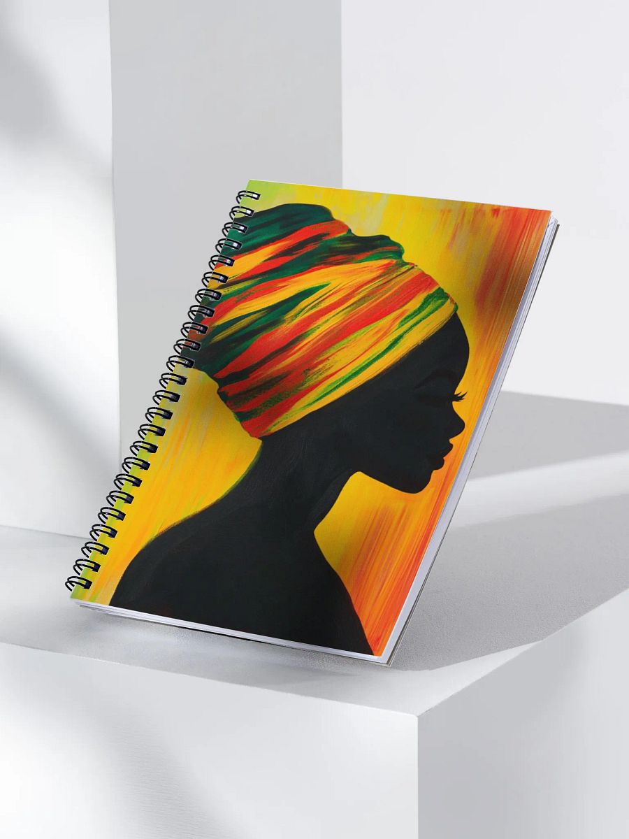 Vibrant Silhouette Spiral Notebook product image (3)