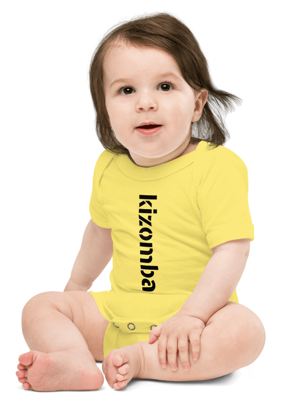 KIZOMBA - BABY SHORT SLEEVE - ONESIE - YELLOW product image (1)