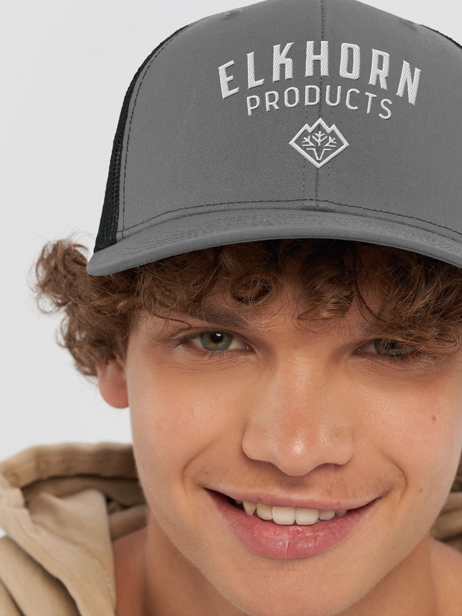 Elkhorn Embroidered Trucker Hat product image (8)