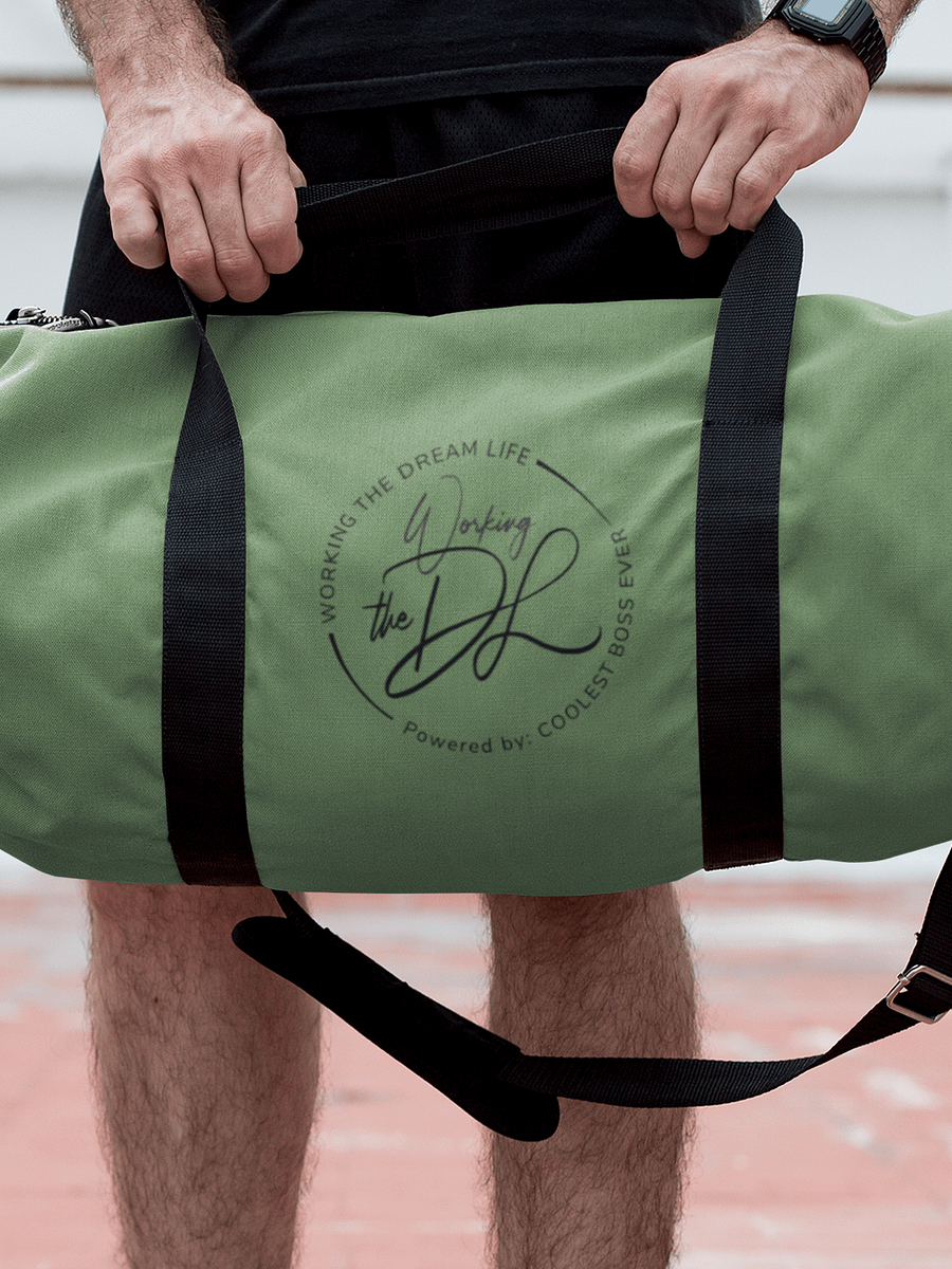 Green All-Over Print Duffle Bag – Working The Dream Life | Premium Travel & Work Lifestyle Statement product image (6)