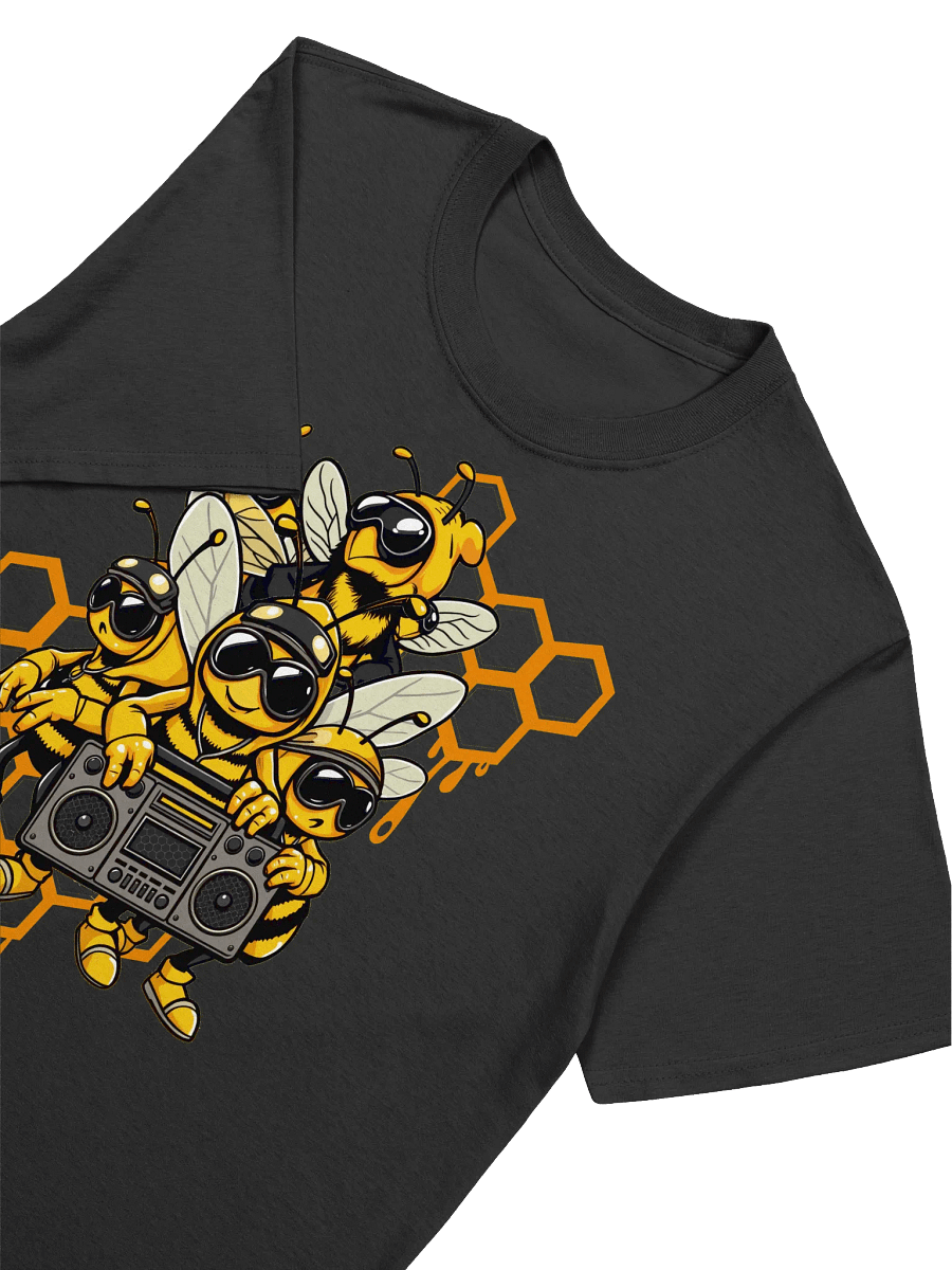 Hip Hop Bees-Cartoon Bee Group with Boombox T-Shirt product image (21)