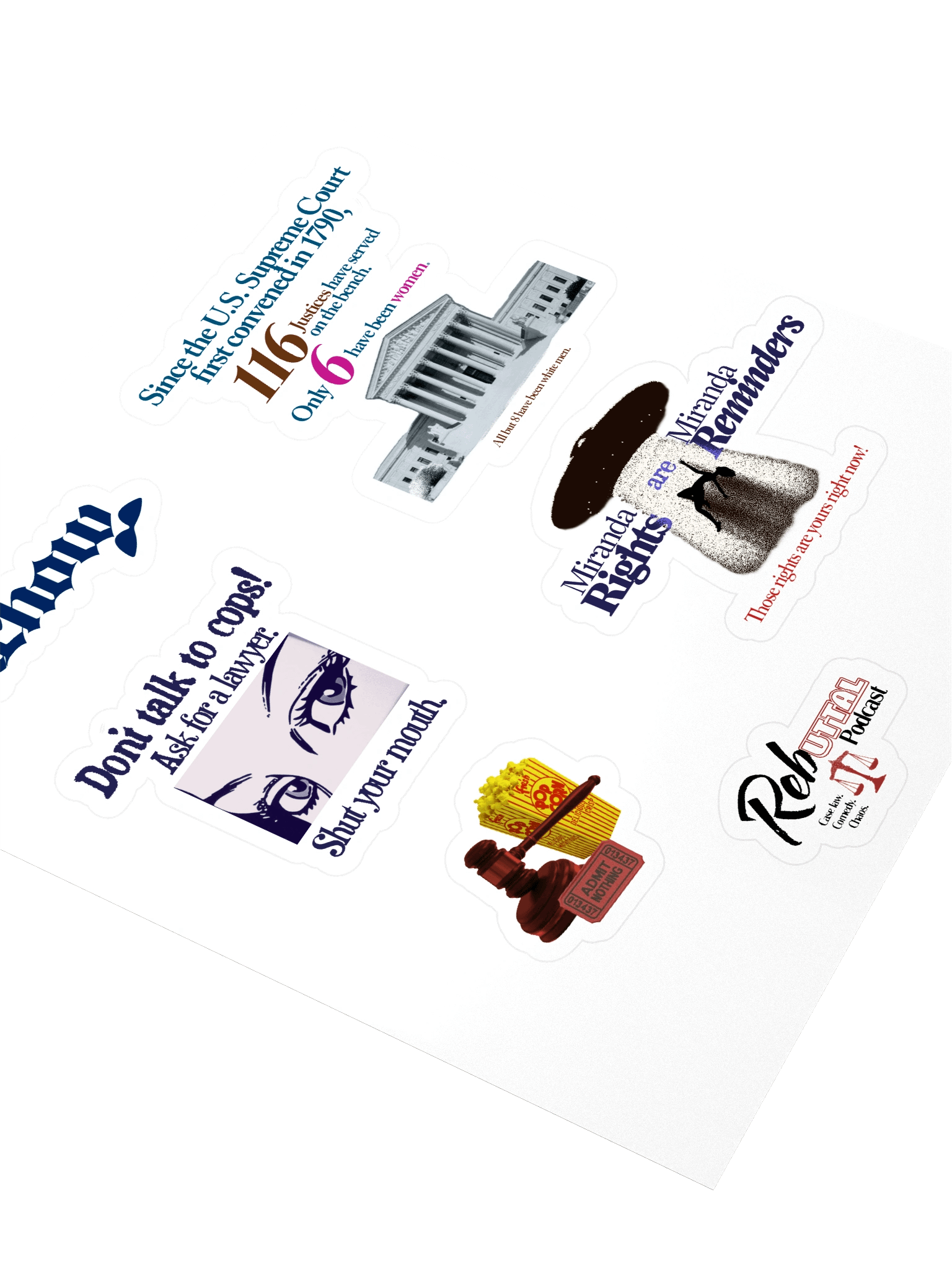 Reb Kiss Cut Stickers 2.0 product image (3)