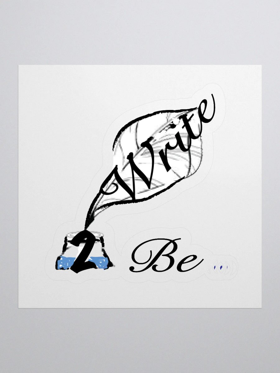 Write 2 Be Sticker product image (1)