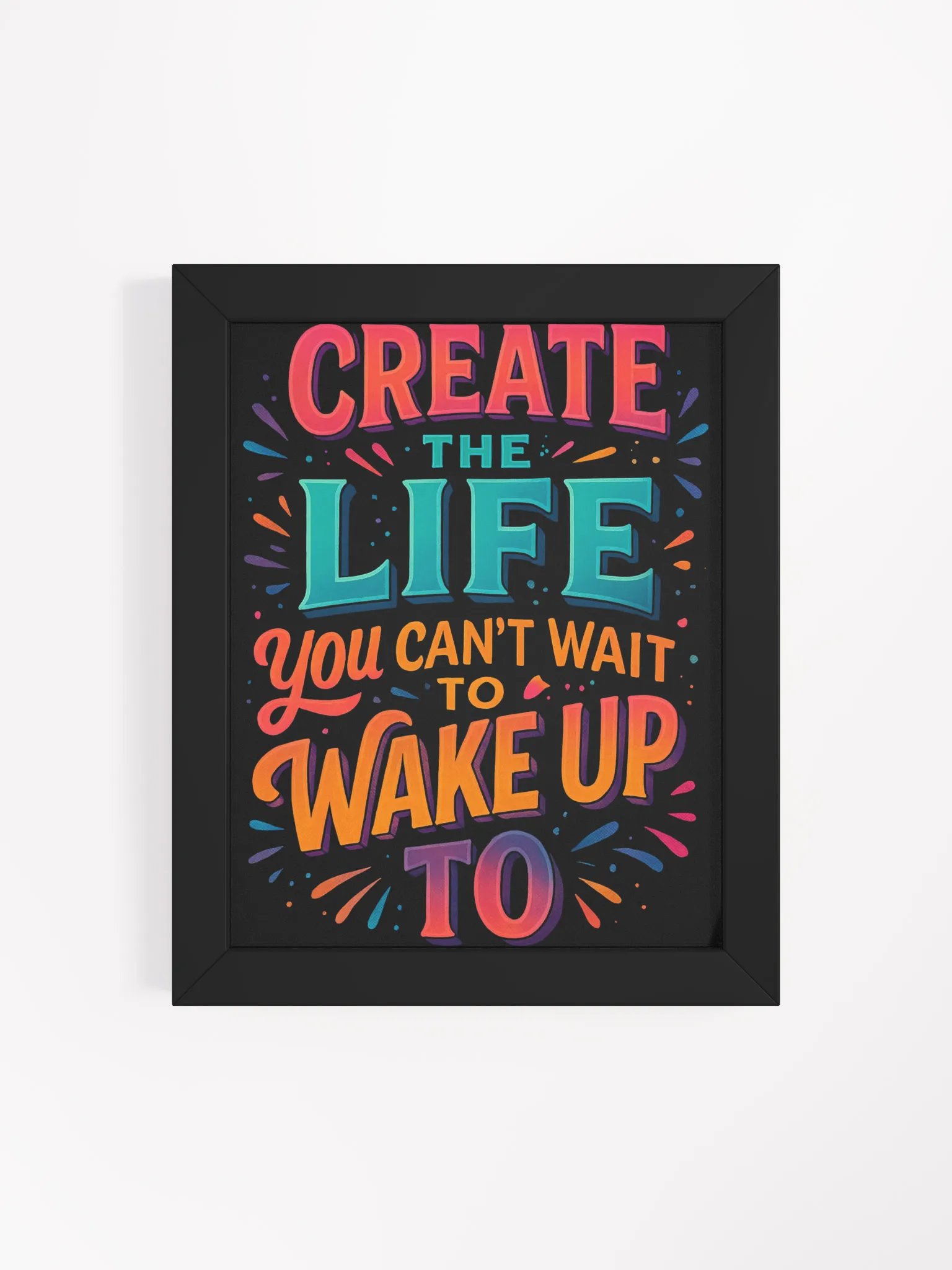 Create the Life – Framed Motivational Wall Art product image (18)
