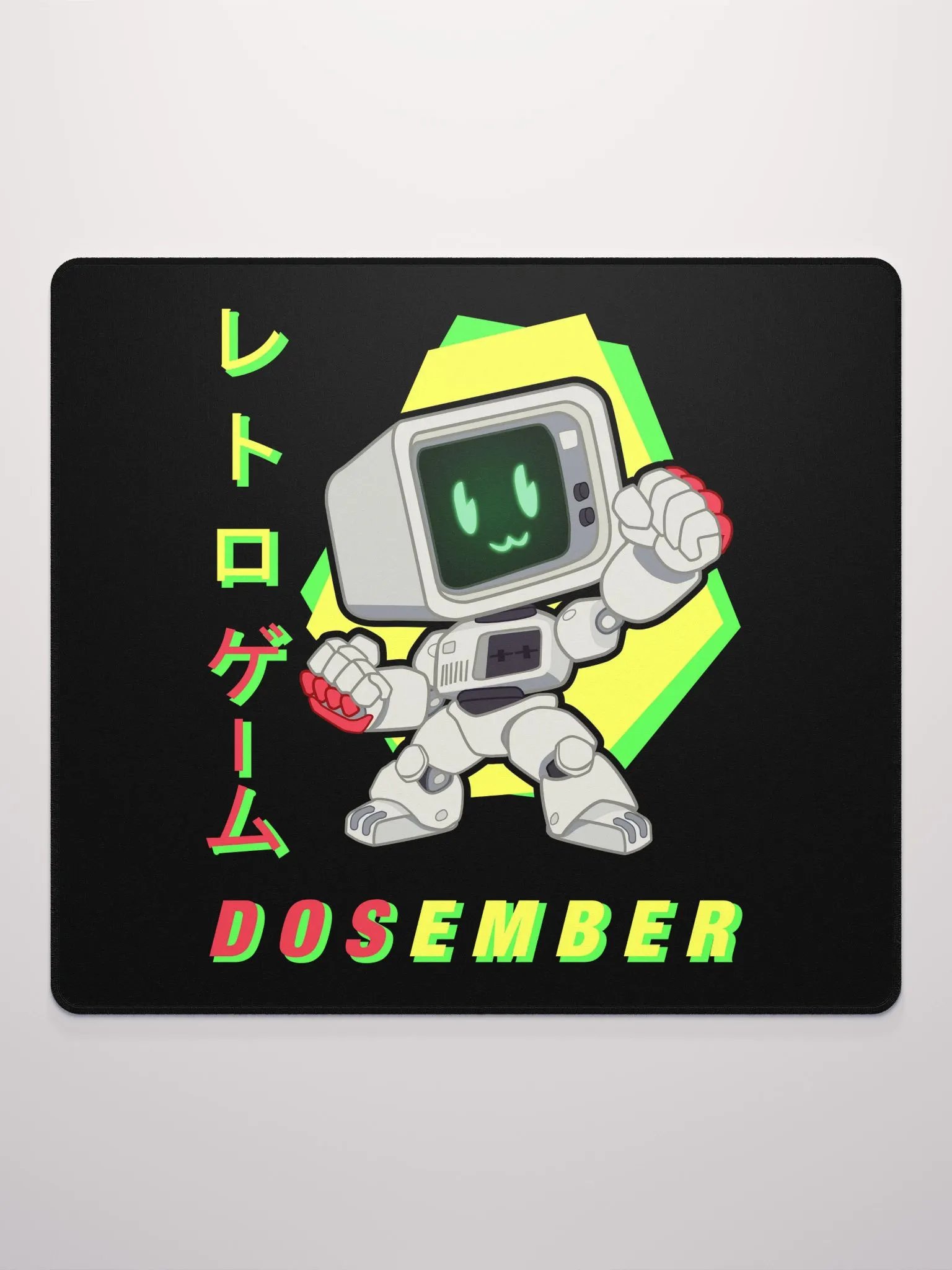 Dosember 2024 Mouse Pad CGA (green-yello-red) product image (2)