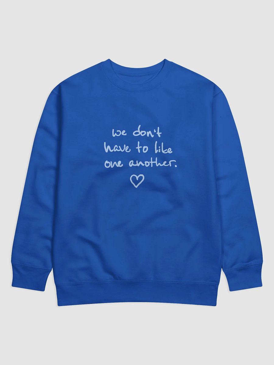 ONE ANOTHER (light blue design) Printed Premium Cotton Crewneck product image (21)