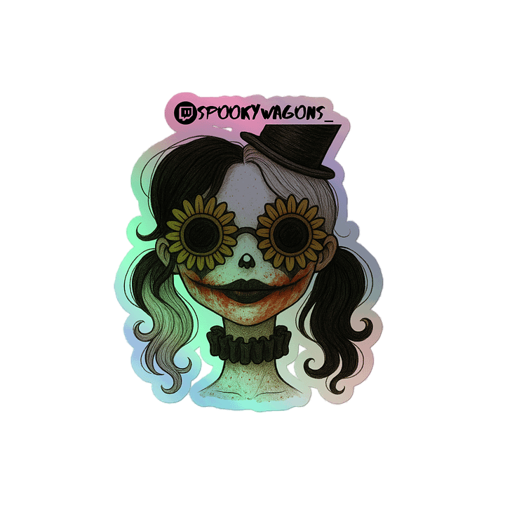 Spookytober Art Sticker (2/3)(Holo) product image (2)