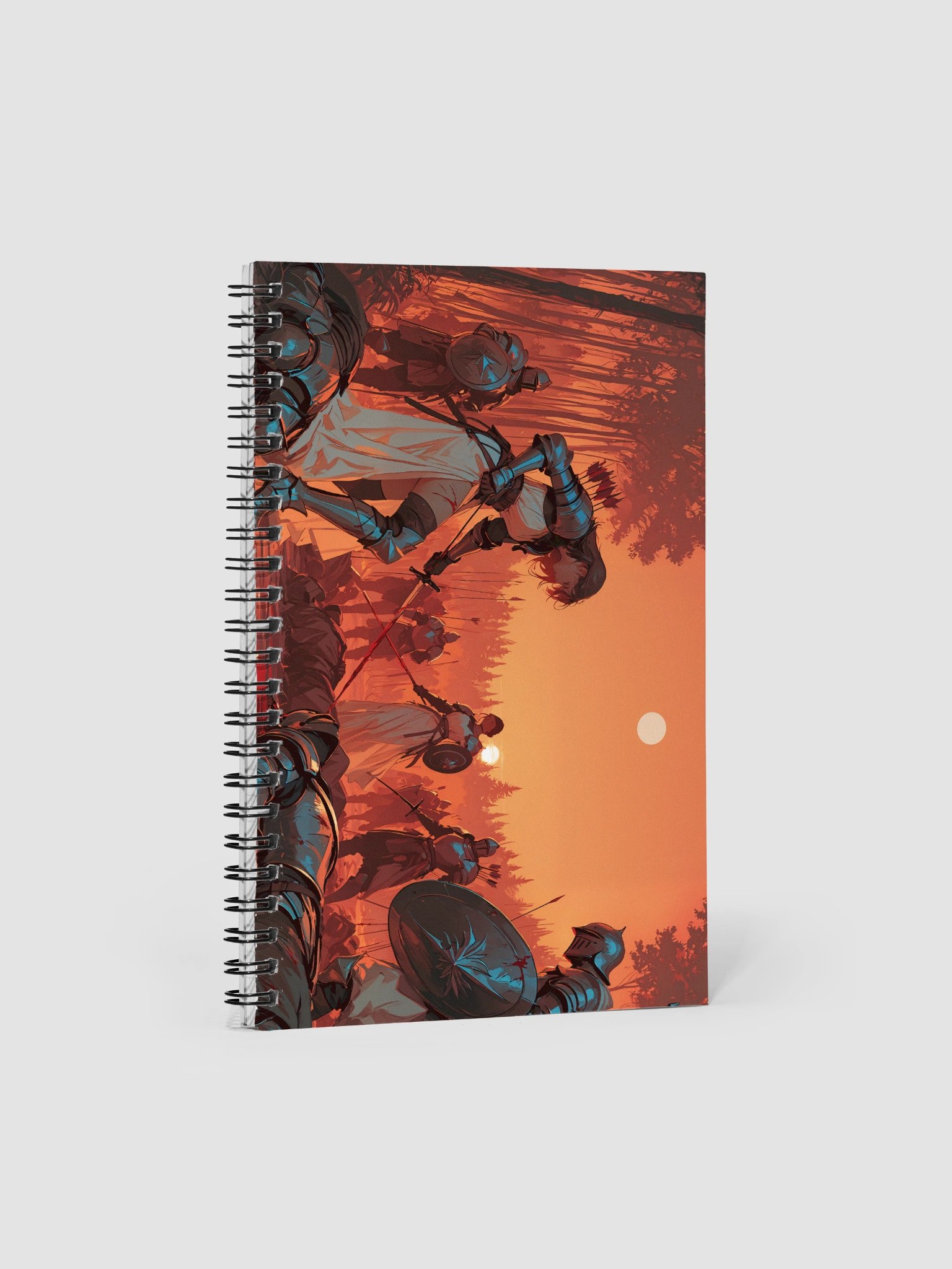 Epic Battle Spiral Notebook product image (1)