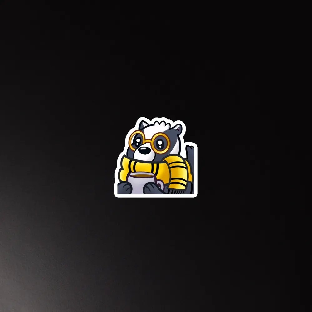 Badger puff Magnet product image (3)