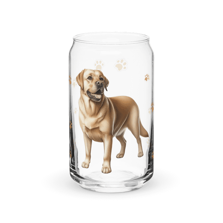 Smiling Labrador Can-Shaped Glass product image (2)