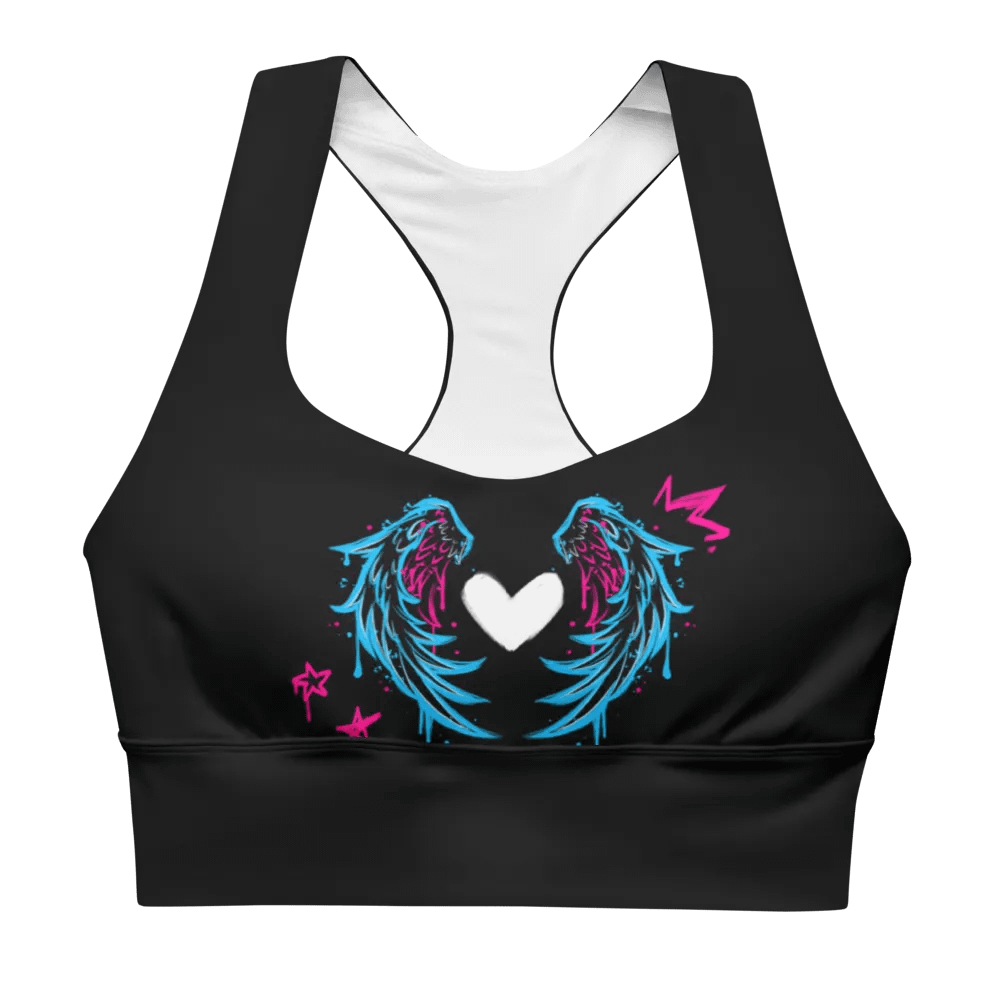RISE Collection: Subtle Transgender Pride Phoenix Mild Compression Sports Bra product image (4)