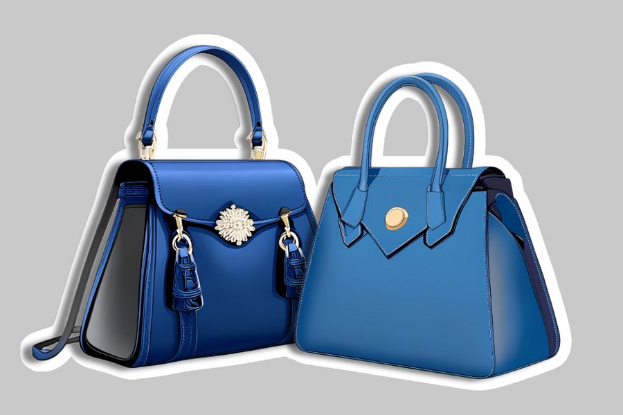 LUXURY BAGS - DARK BLUE-ISH 12 CLIPART product image (5)