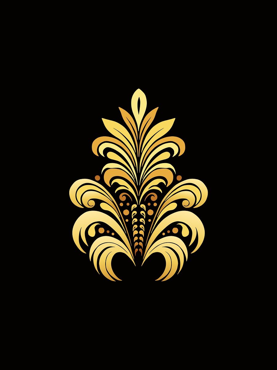 Gold Vintage Glamour Flourishes product image (4)