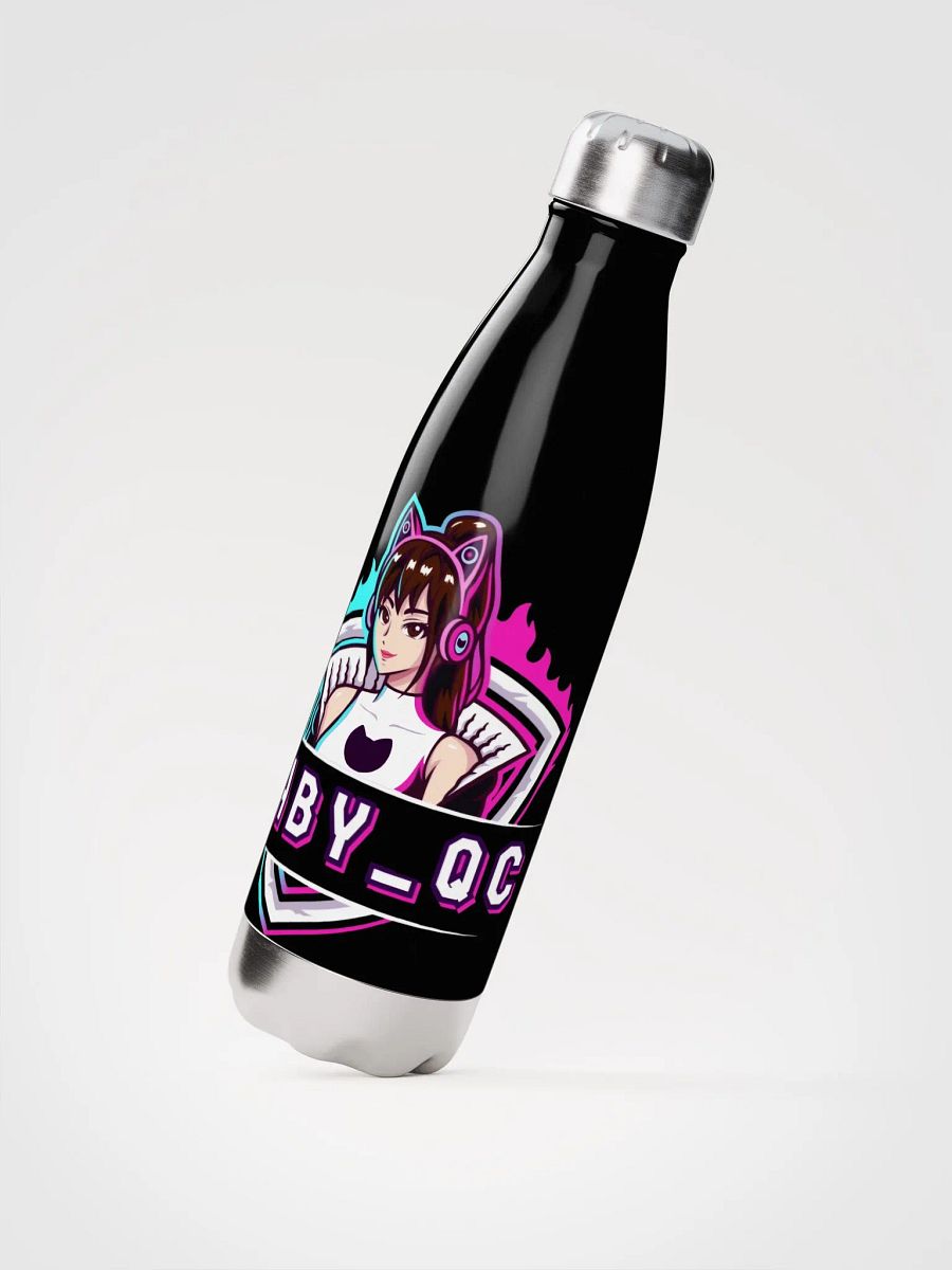 SABY_QC Cat-Eared Headphone Vibes Stainless Steel Water Bottle product image (4)