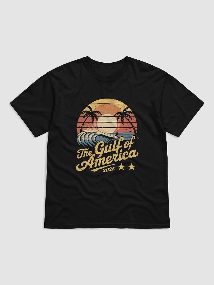 Retro Vintage Gulf Of US America 2025 American Flag Mexico T-Shirt product image (1)