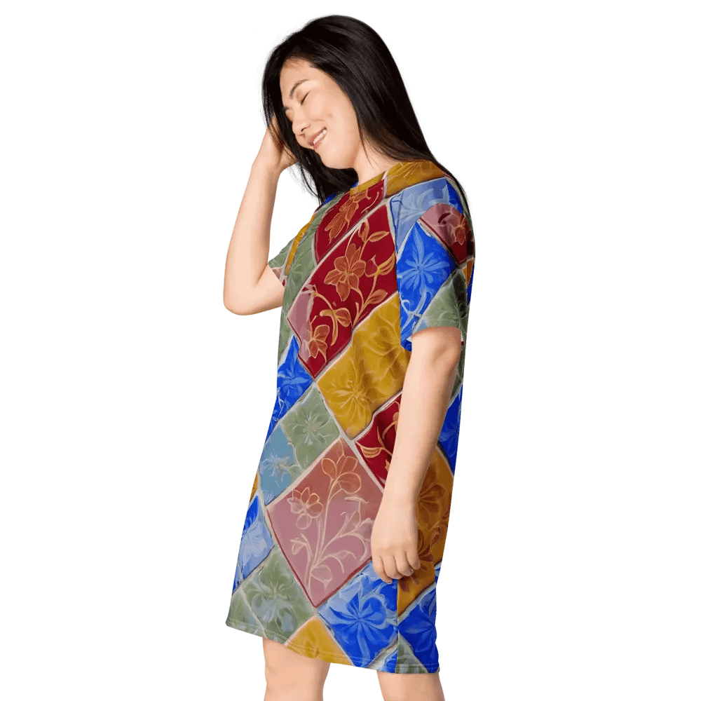 Marble Majesty T Shirt Dress product image (6)