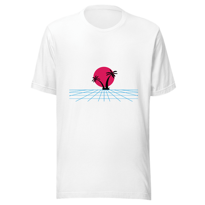 Retro Sun Palm Trees Eco T-Shirt product image (1)