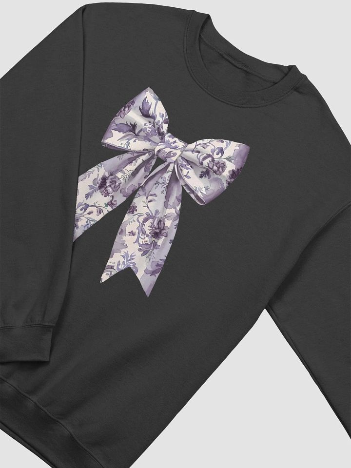 Floral Bow "Coquette Cutesy" Crewneck Sweatshirt product image (6)