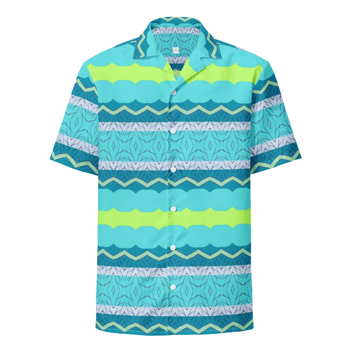 Hawaiian Style Shirt, Summer Breeze, Button Up, Unisex product image (1)