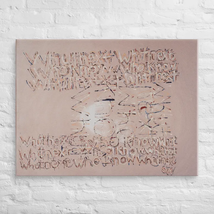 Whut Next on Canvas (24" x 32") product image (2)