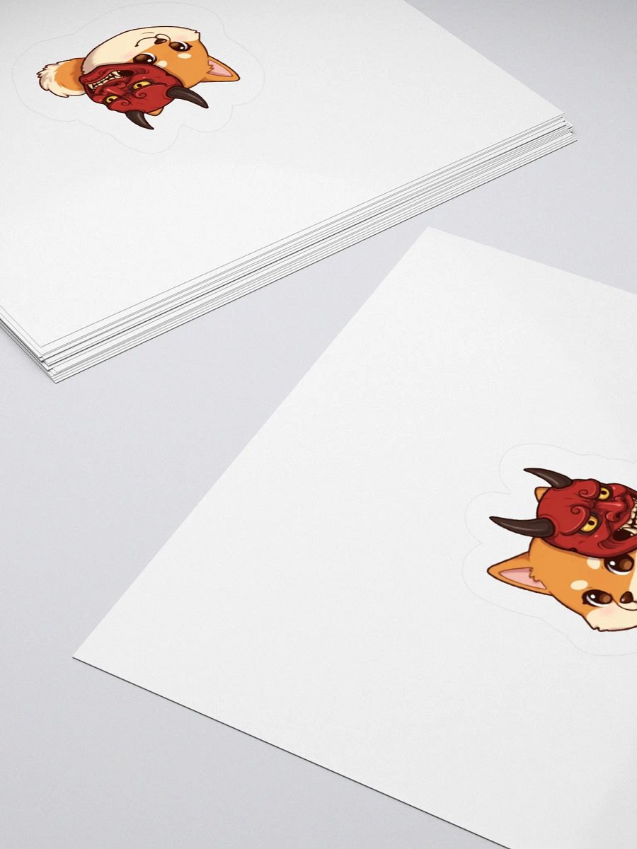 Lyvyes Oni Mask Kiss-Cut Sticker product image (11)