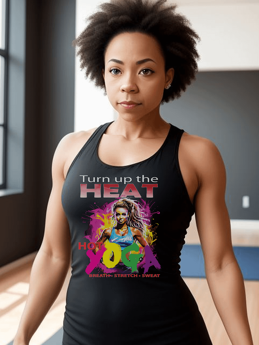 Turn Up The Heat Hot Yoga Fitness Dance Class Instructor Tank Top product image (2)