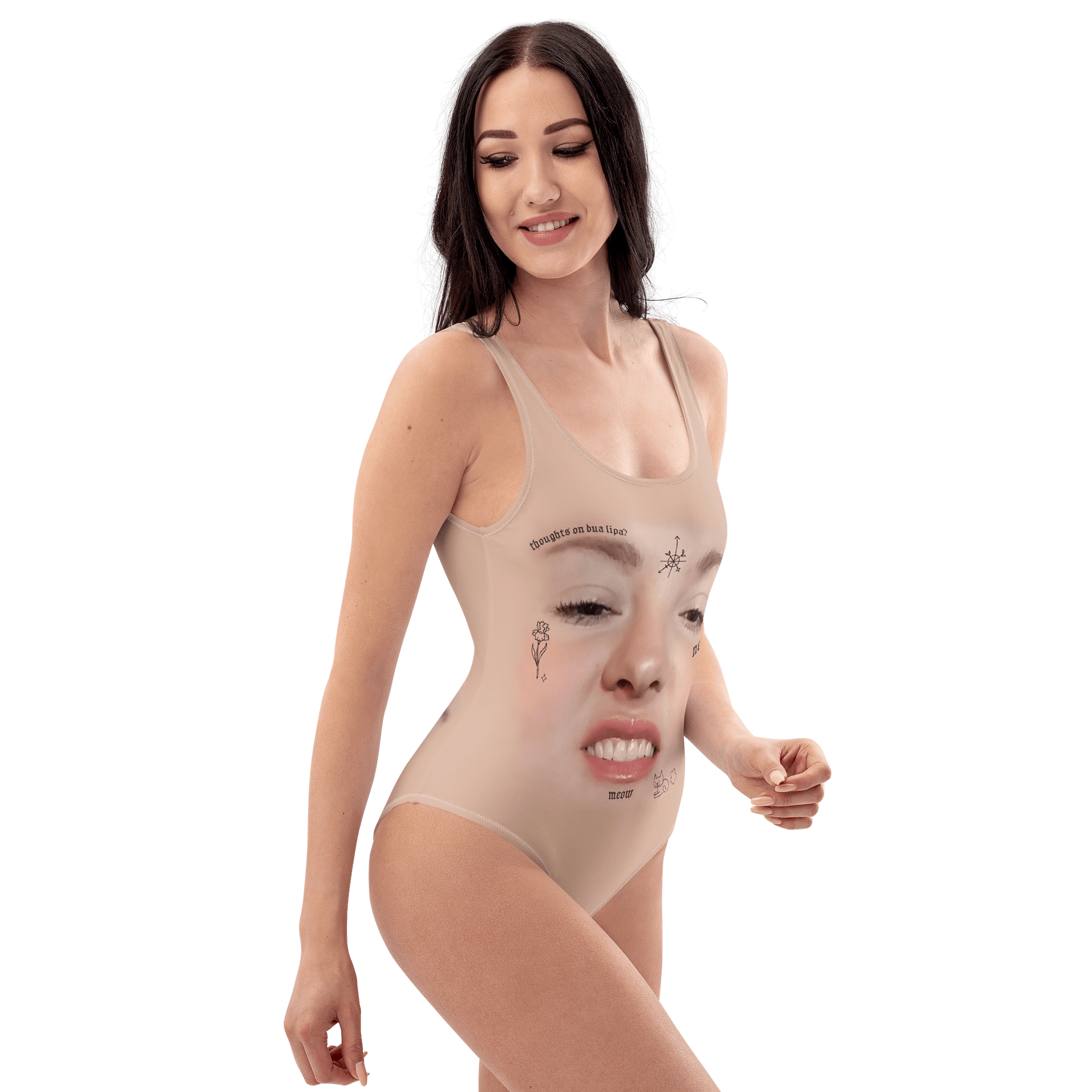 Ruble the Inked | NEAT Merch One Piece Swimsuit product image (3)