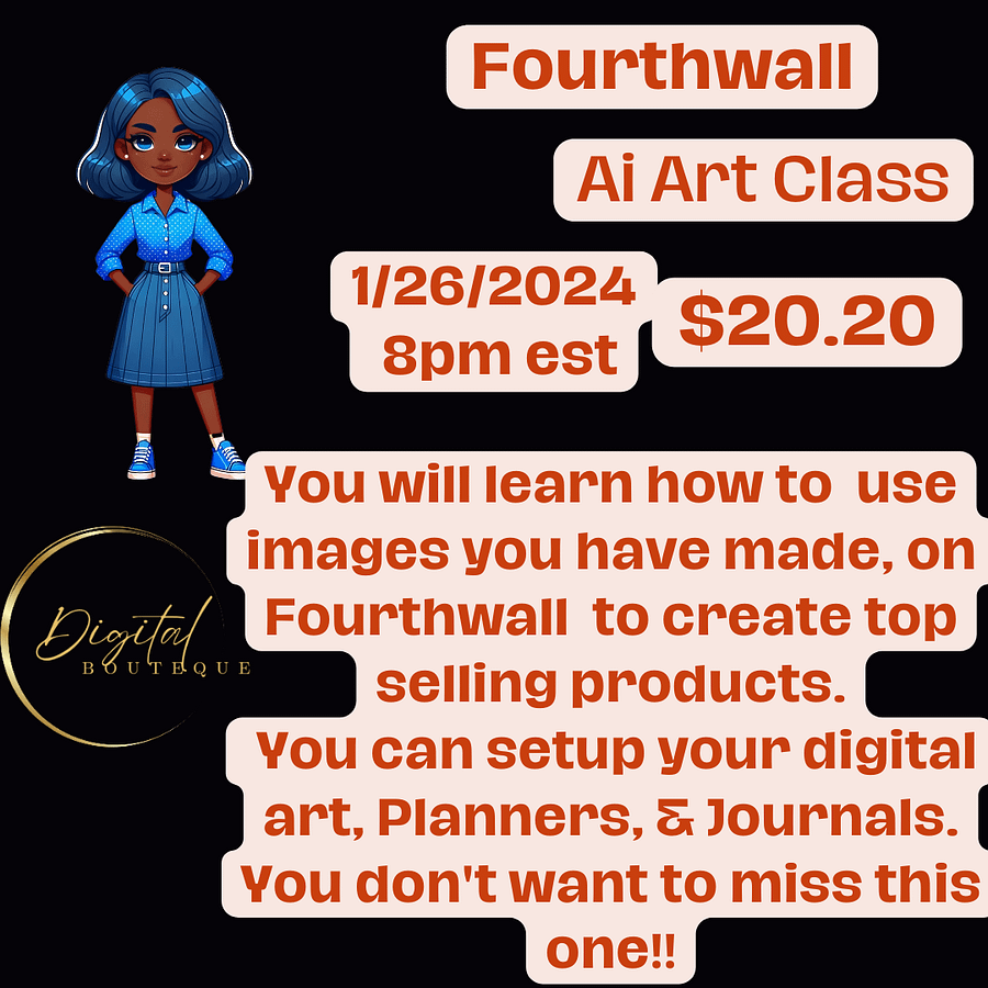 Fourthwall Set up & Ai Art Class product image (1)
