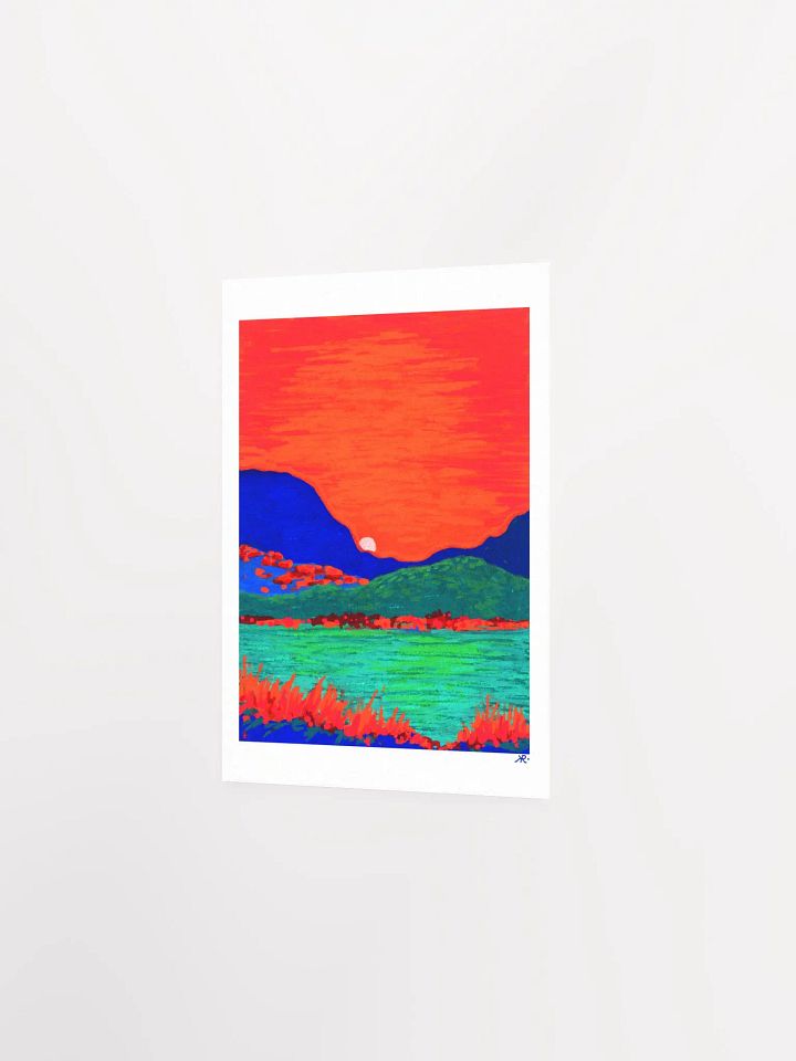 Dazzling Dreamsicle Hills | Vibrant Landscape product image (2)