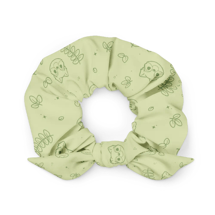 Green recycled scrunchie | Woodland frens product image (1)