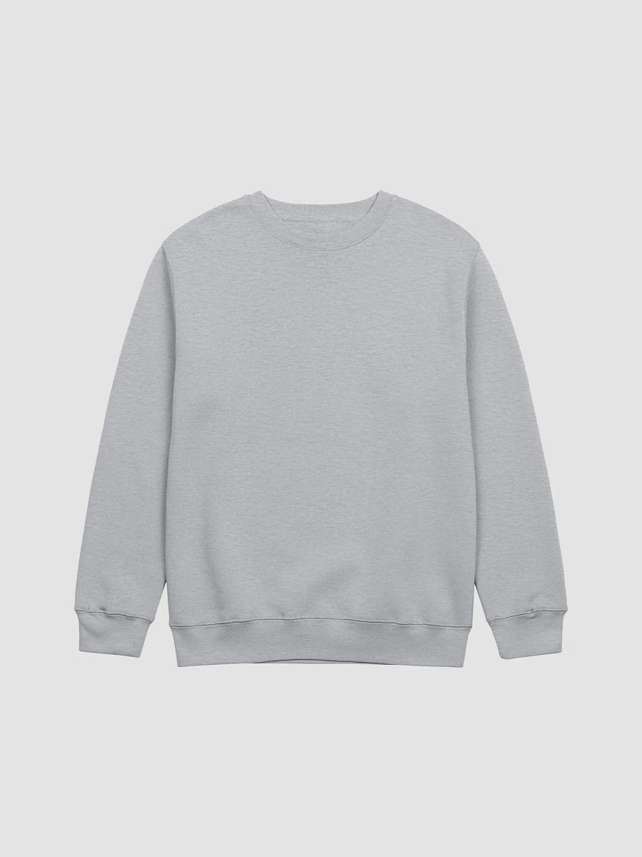 Plain Color Heather Grey Sweatshirt product image (5)
