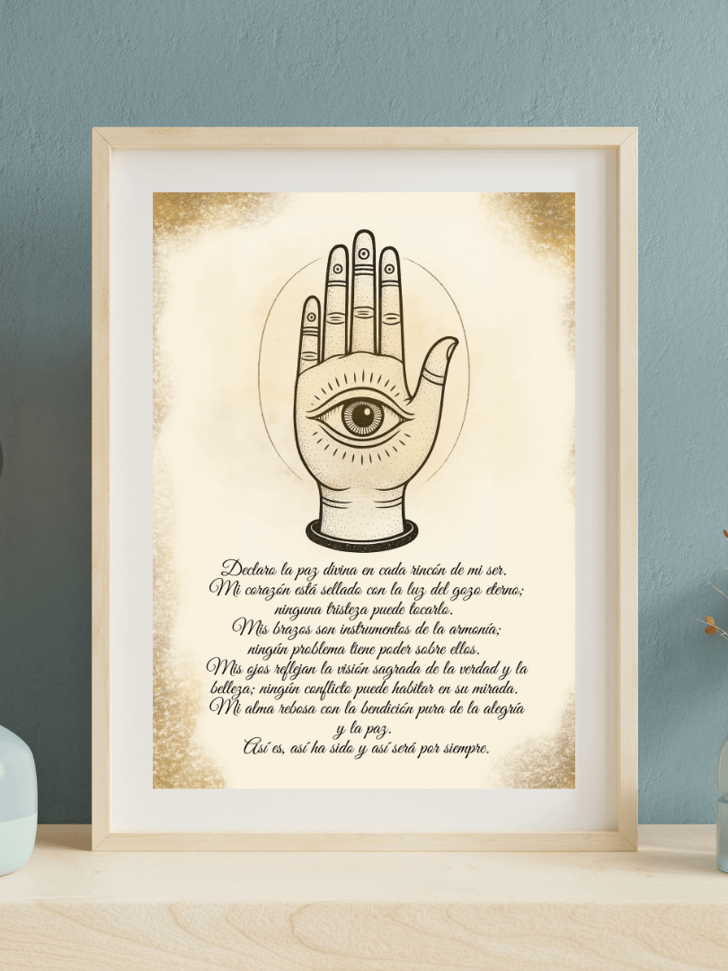 La Mano Sagrada del Ojo Protector - Arte Místico para la Paz Interior y la Protección Energética product image (1)