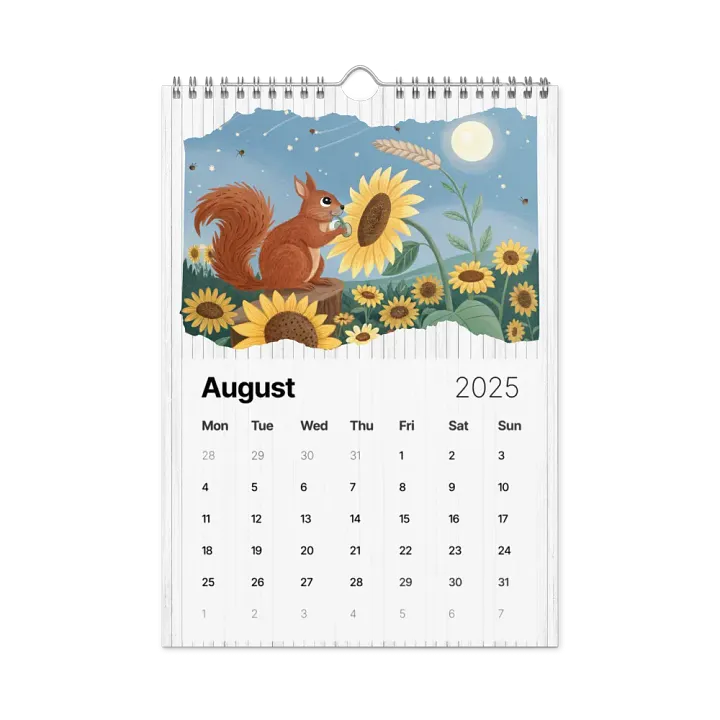 ADORABLE ANIMALS WALL CALENDAR 2025 product image (2)
