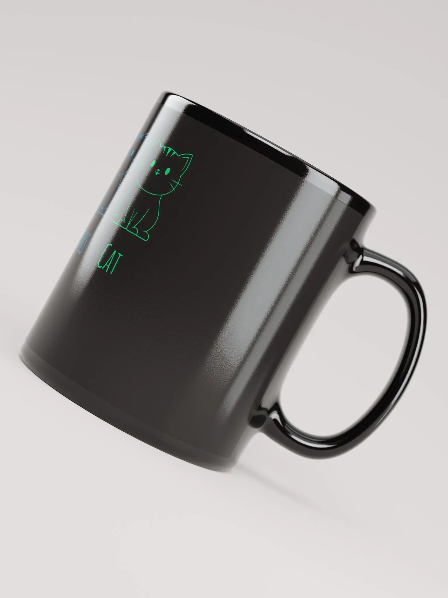 Pixelated Cat Color-Changing Mug product image (6)