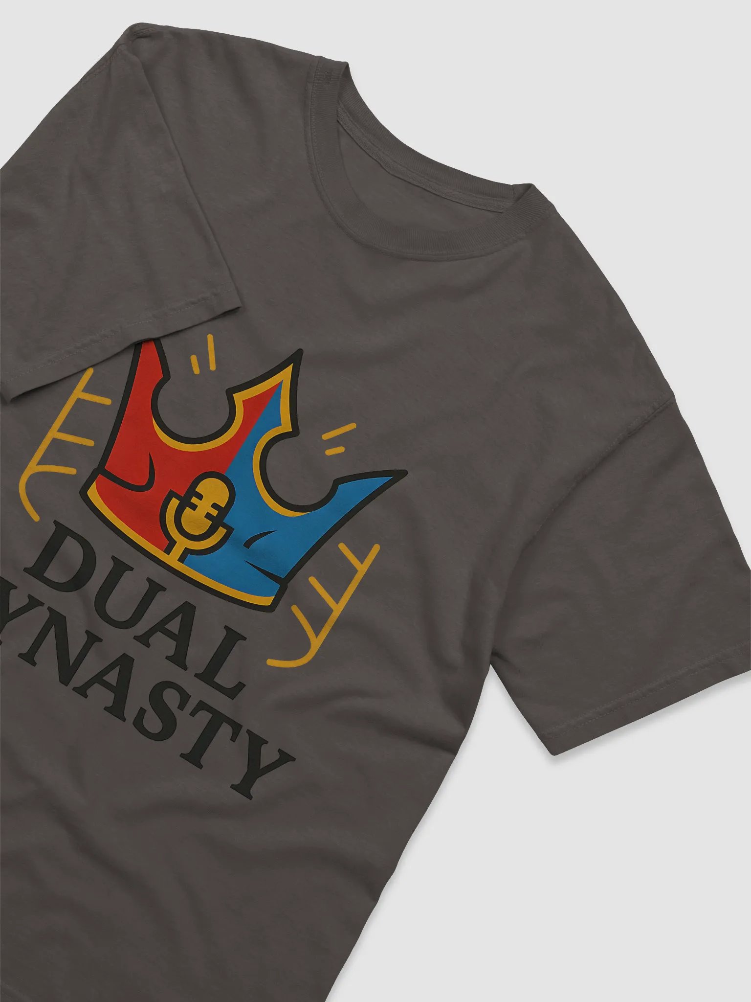 Crowned Chaos: Dual Dynasty Emblem Tee product image (34)
