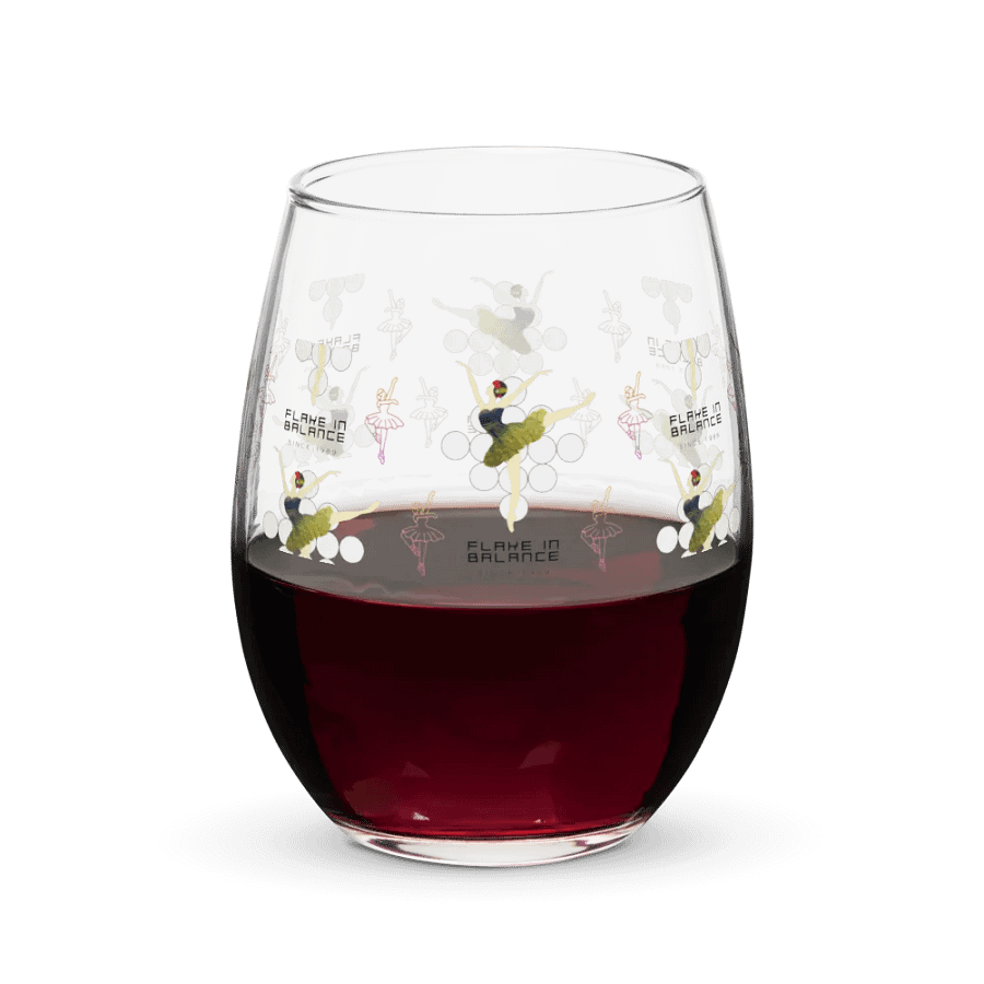 Flake in Balance Stemless Wine Glass product image (8)