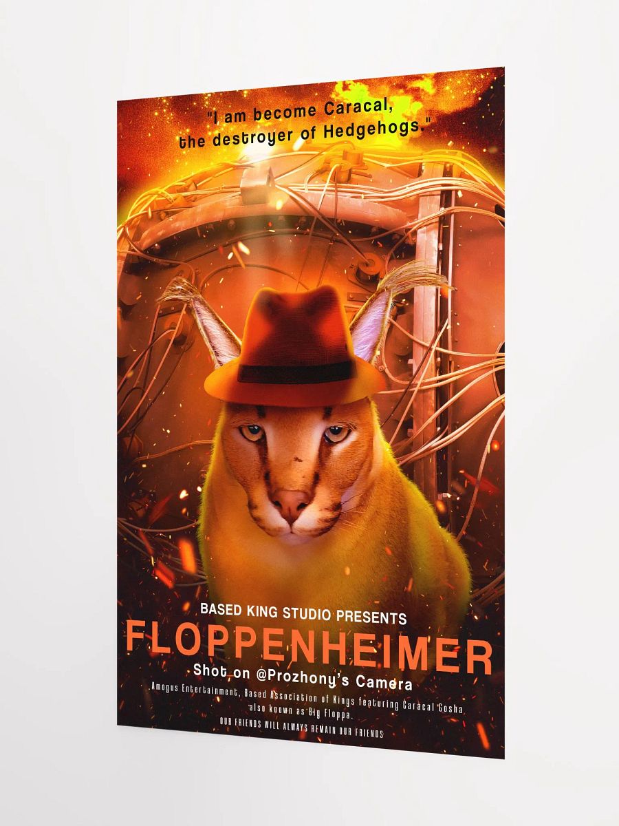 "FLOPPENHEIMER" LIMITED EDITION POSTER product image (3)