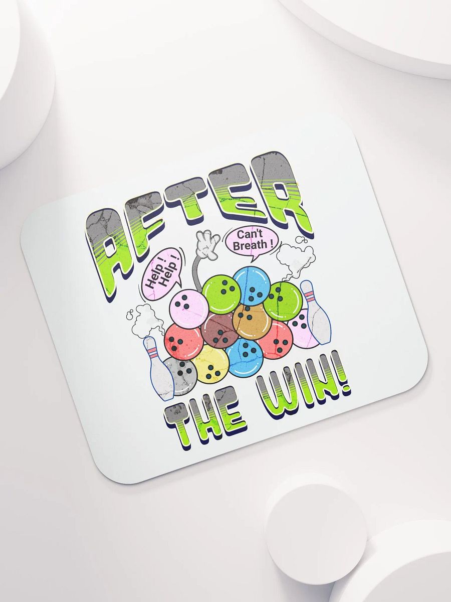 After The Win Bowling Ball Whimsical Mouse Pad product image (5)