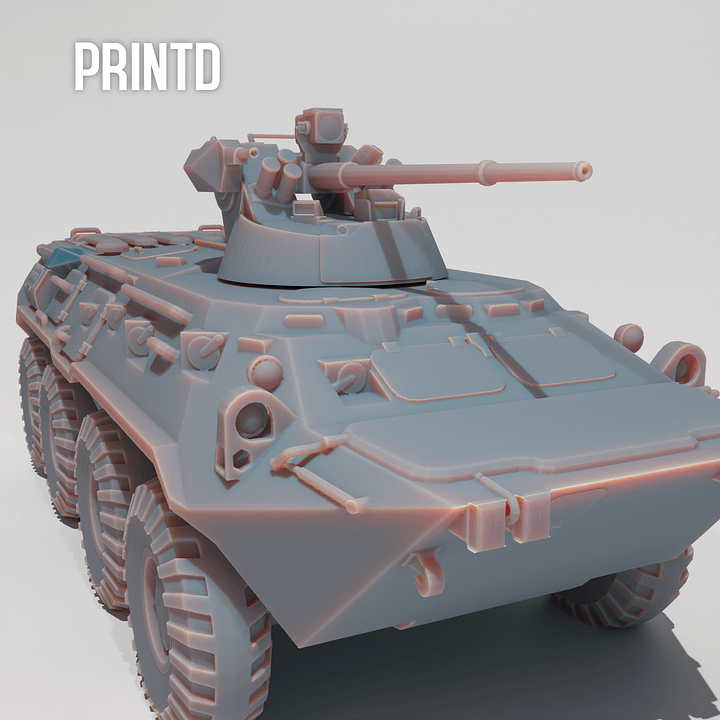 BTR-80/82 War Vehicle - Modern Warfare Wargame Hobby Resin Scale Models product image (1)
