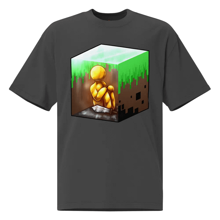 alan becker gold minecraft shirt product image (1)