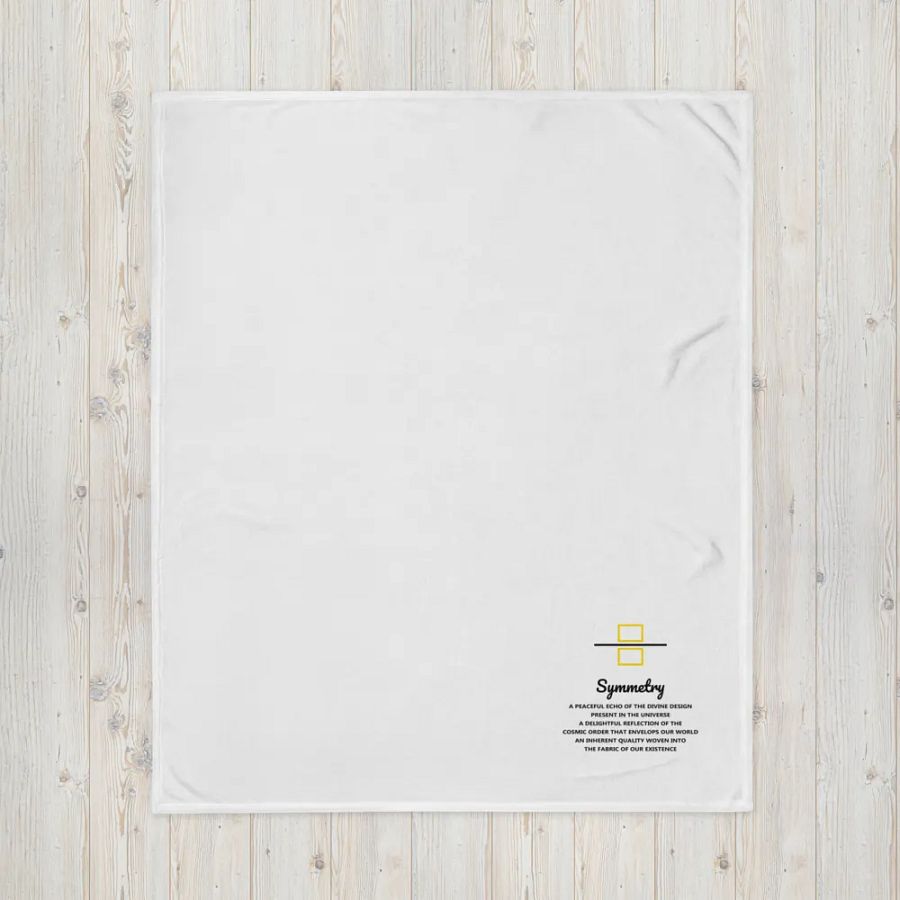 symmetry blanket - yellow line product image (5)