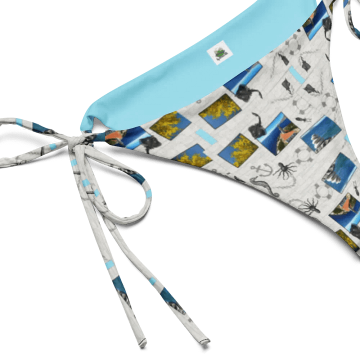 Sea design (photoshop by Dina R.) - Recycled String Bikini Bottom product image (2)