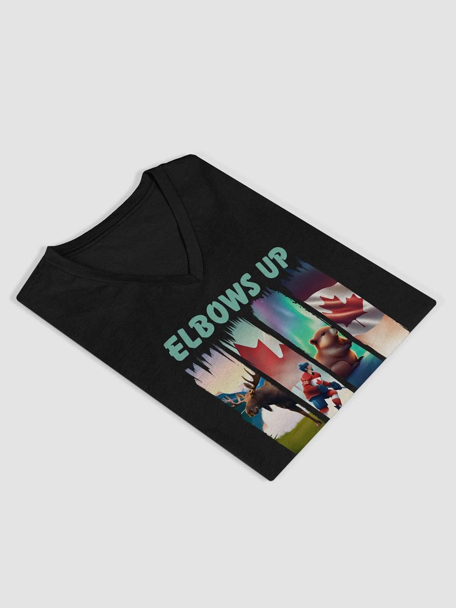 Canadian Icons Collage Women's V-Neck Tee product image (16)
